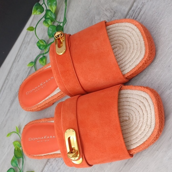 Donna Karan Shoes - Donna Karan Taci Flat Slide NIB